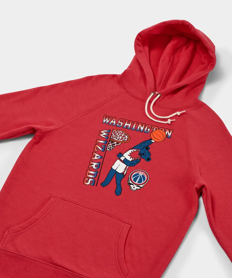 Nba X Grateful Dead X Wizards Hoodie 2