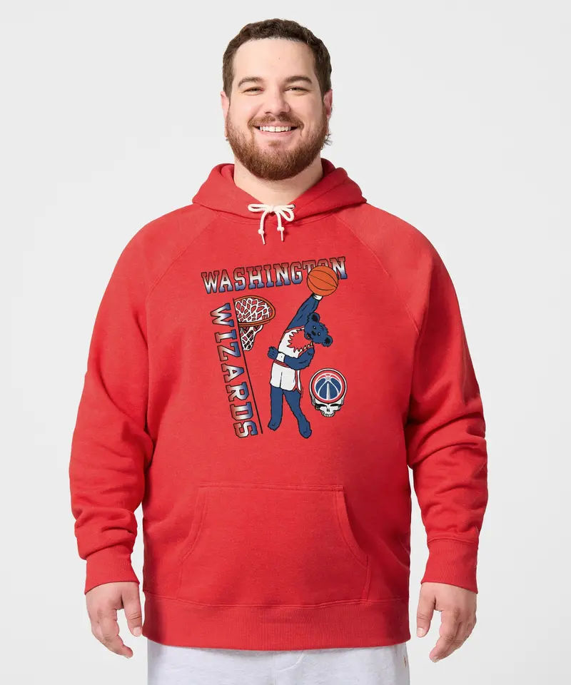 Nba X Grateful Dead X Wizards Hoodie 3