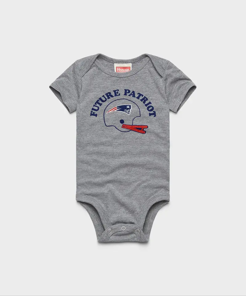 New England Patriots Future Patriot Baby One Piece 1