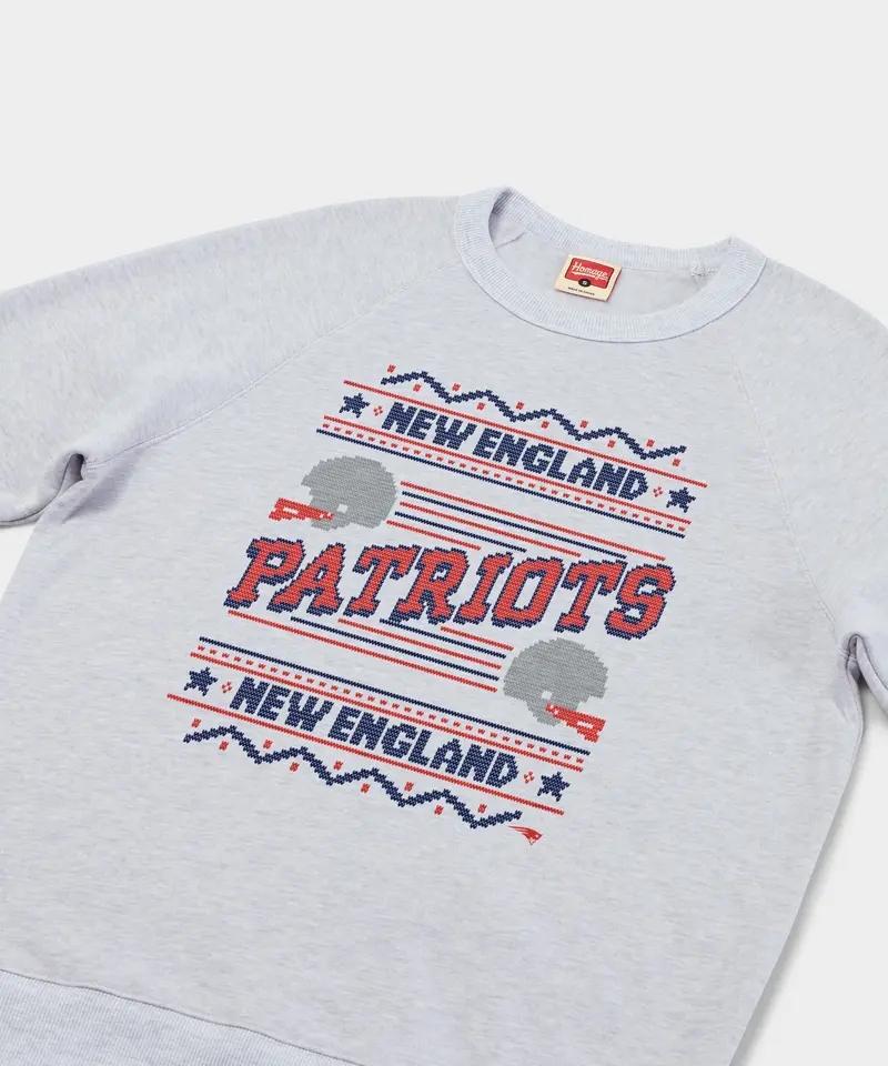 New England Patriots Holiday Crewneck 2