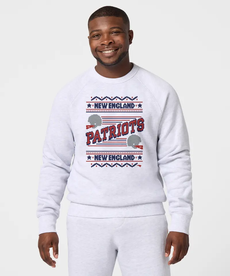 New England Patriots Holiday Crewneck 3