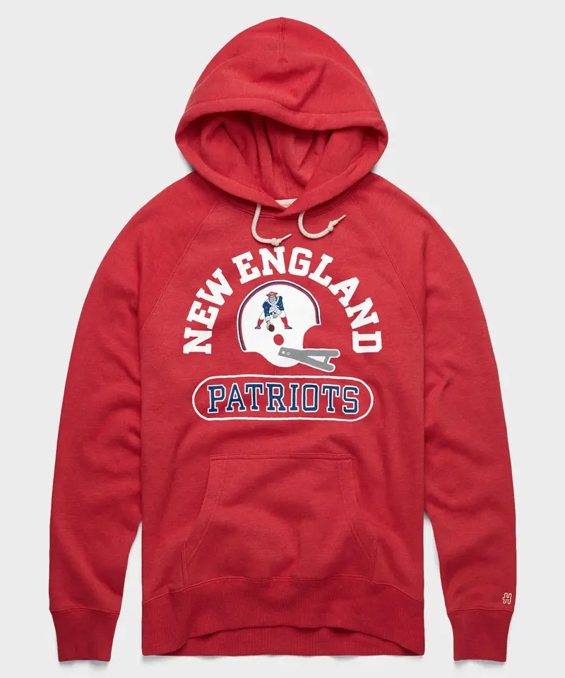 New England Patriots Throwback Helmet Hoodie 1
