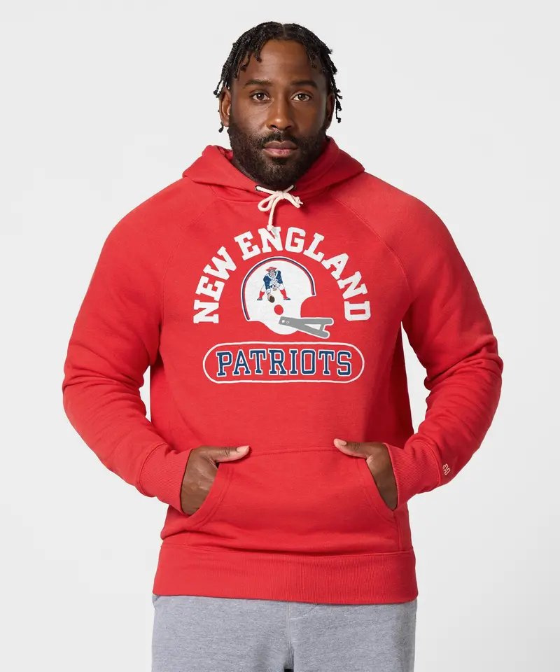 New England Patriots Throwback Helmet Hoodie 3
