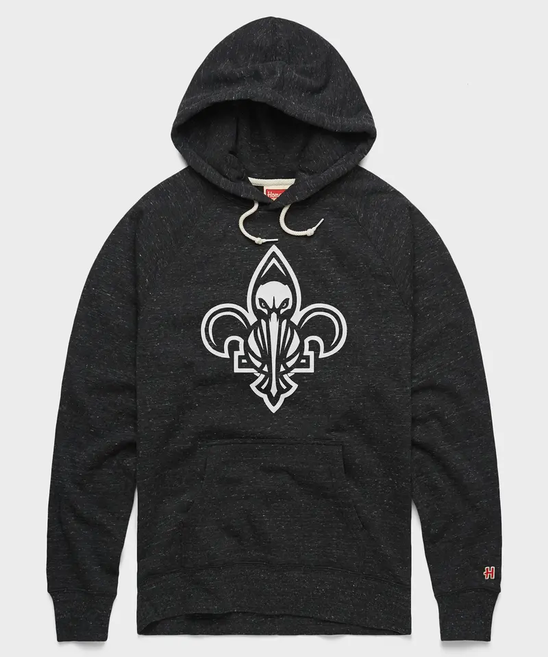 New Orleans Pelicans Blacktop Logo Hoodie 1