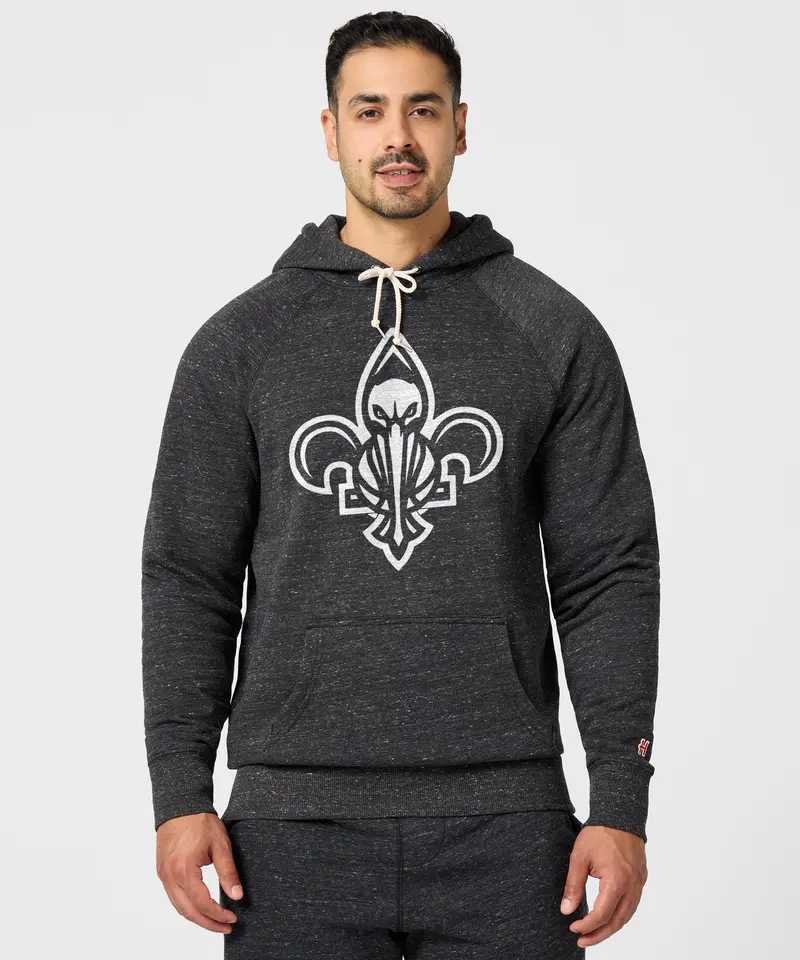 New Orleans Pelicans Blacktop Logo Hoodie 3