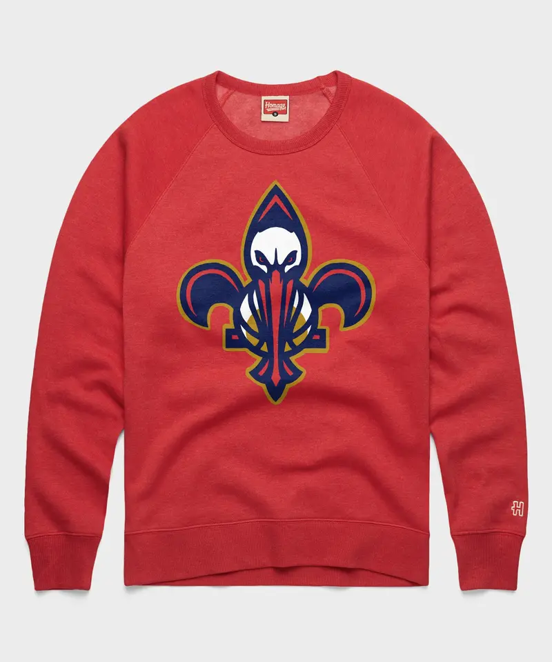 New Orleans Pelicans Logo Crewneck 1