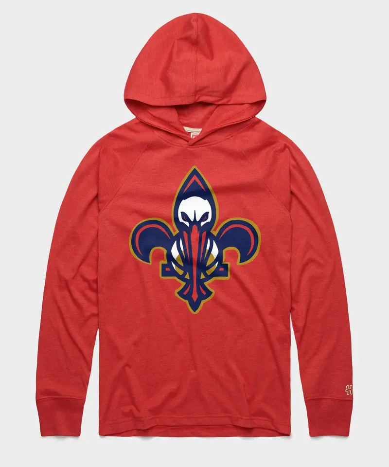 New Orleans Pelicans Logo Lightweight Hoodie 1