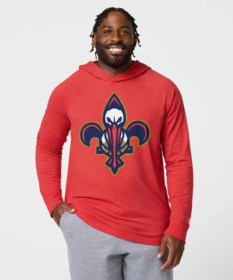 New Orleans Pelicans Logo Lightweight Hoodie 3
