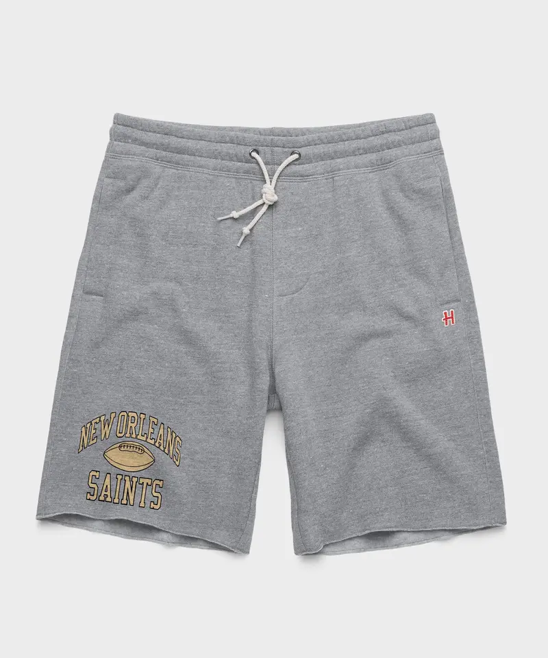 New Orleans Saints Gridiron Sweat Shorts 1