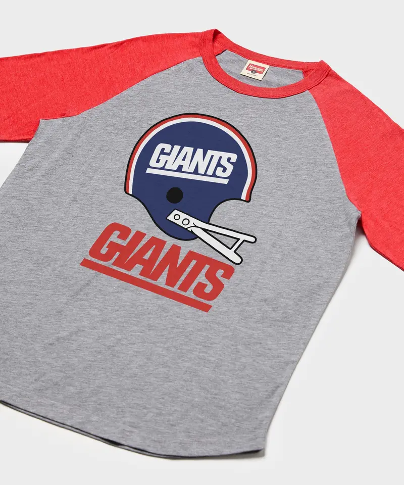 New York Giants Big Helmet Raglan 2