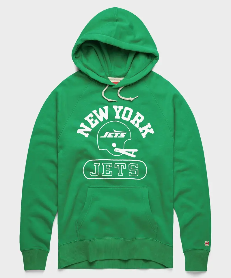 New York Jets Throwback Helmet Hoodie 1