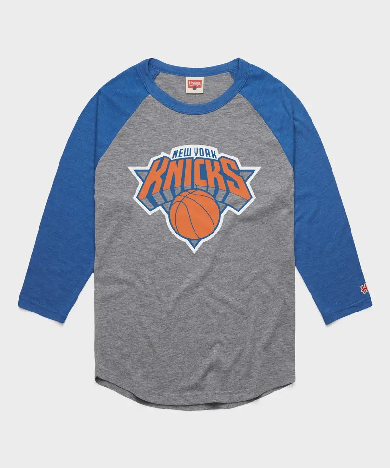 New York Knicks Logo Raglan 1