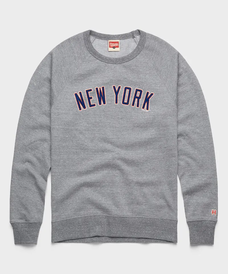 New York Mets Jersey Logo '88 Crewneck 1