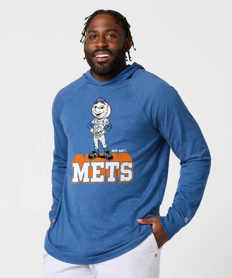 New York Mets Mr. Met Lightweight Hoodie 3