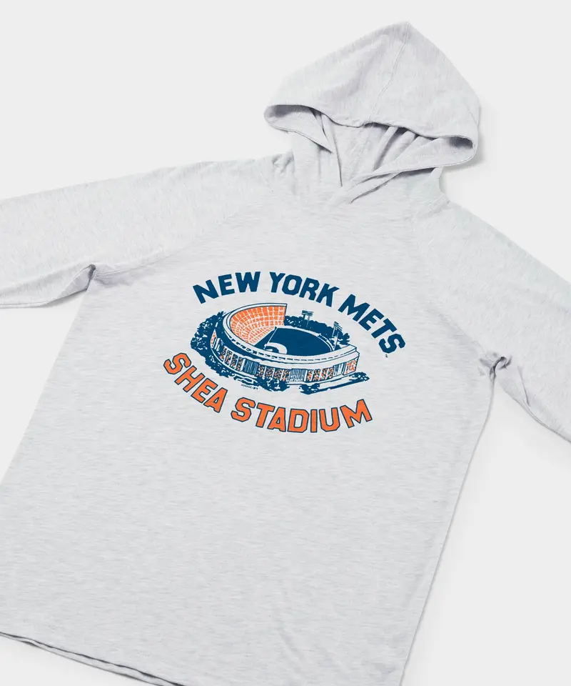 New York Mets Shea Stadium Lightweight Hoodie 2