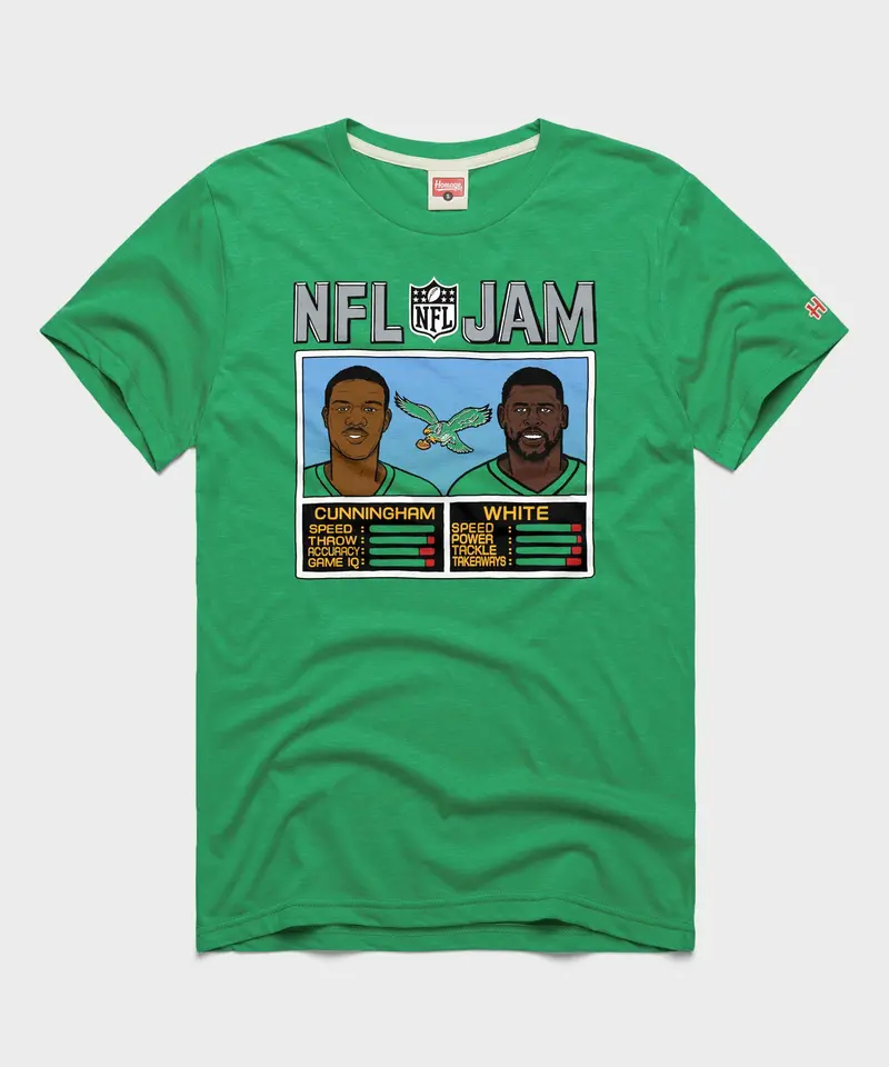 Nfl Jam Eagles Cunningham And White 1