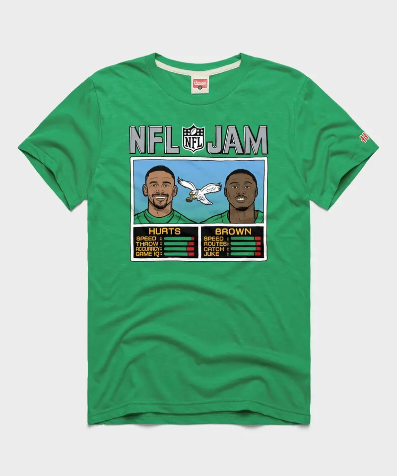 Nfl Jam Eagles Hurts And Brown 1