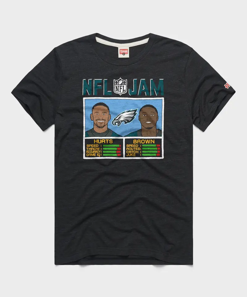 Nfl Jam Eagles Hurts And Brown 8