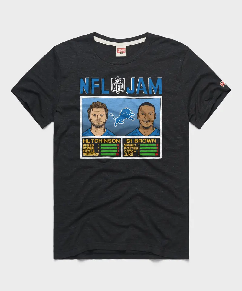 Nfl Jam Lions Hutchinson And St. Brown 1