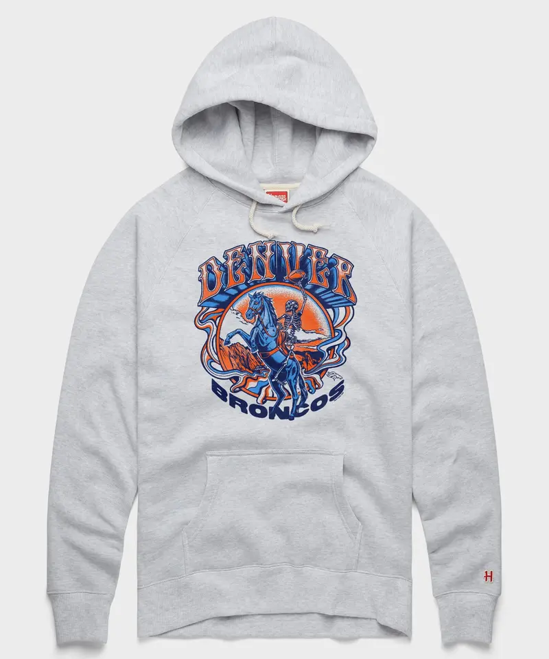 Nfl X Grateful Dead X Broncos Hoodie 1