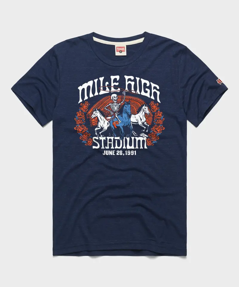 Nfl X Grateful Dead X Broncos Skeleton Mile High Stadium 1