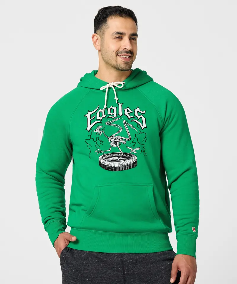Nfl X Grateful Dead X Eagles Hoodie 3