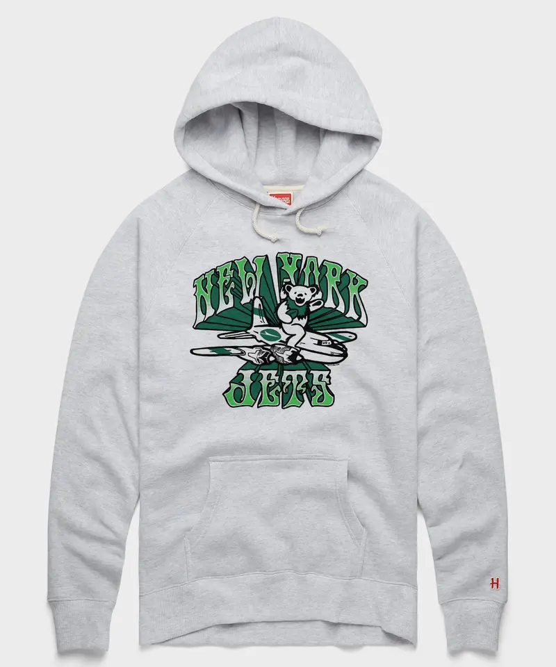 Nfl X Grateful Dead X Jets Hoodie 1