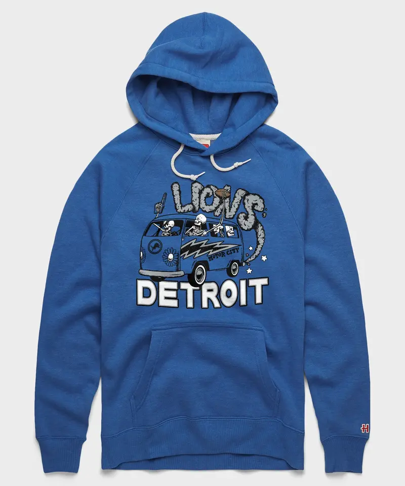 Nfl X Grateful Dead X Lions Hoodie 1
