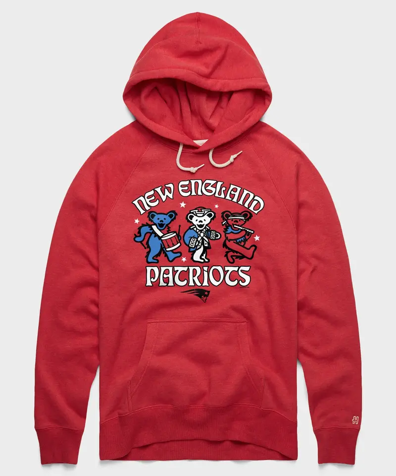 Nfl X Grateful Dead X Patriots Hoodie 1