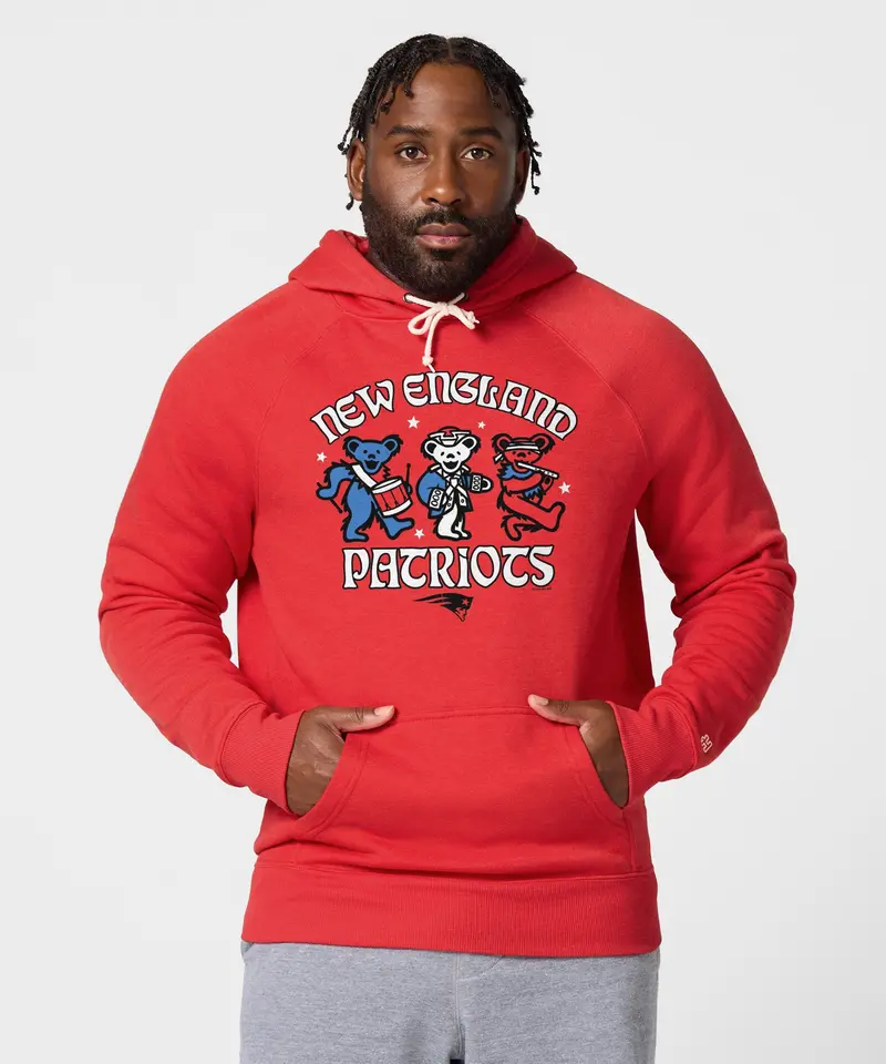 Nfl X Grateful Dead X Patriots Hoodie 3