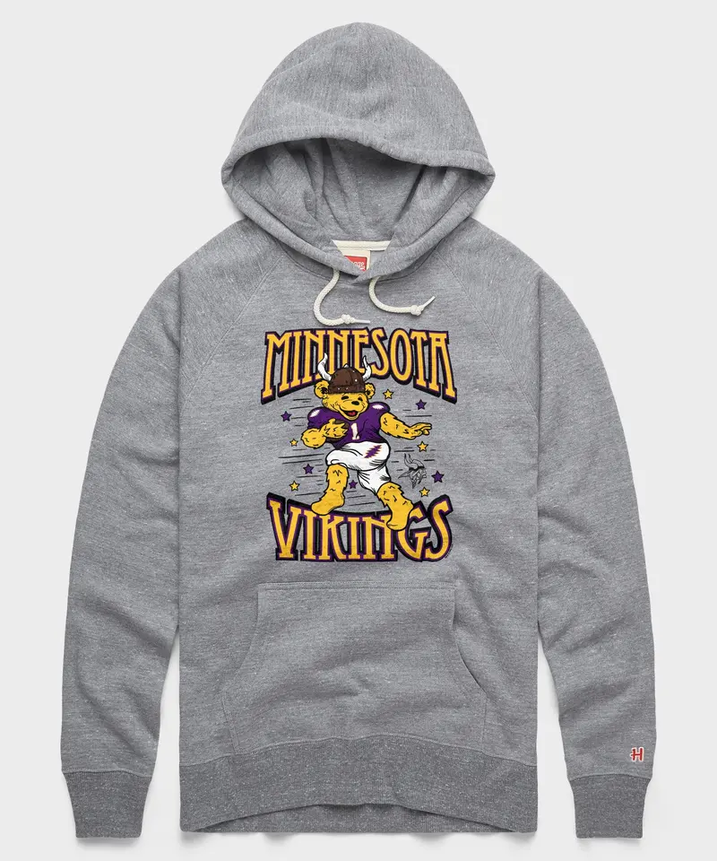 Nfl X Grateful Dead X Vikings Hoodie 1