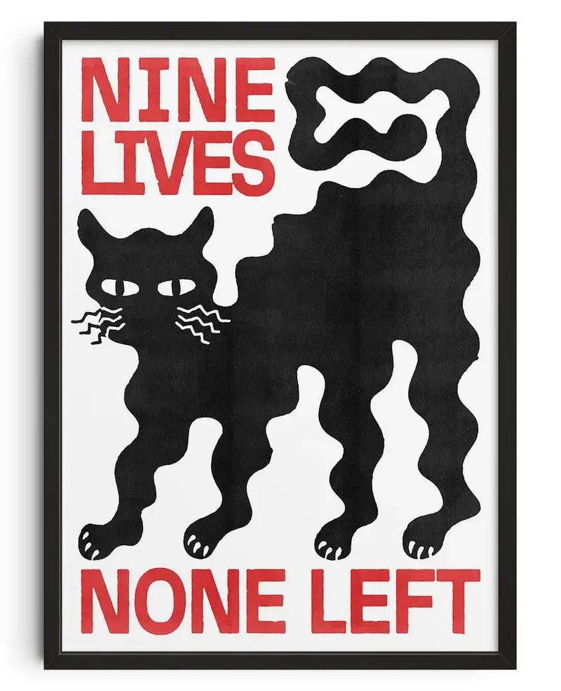 Nine Lives - Unframed 1