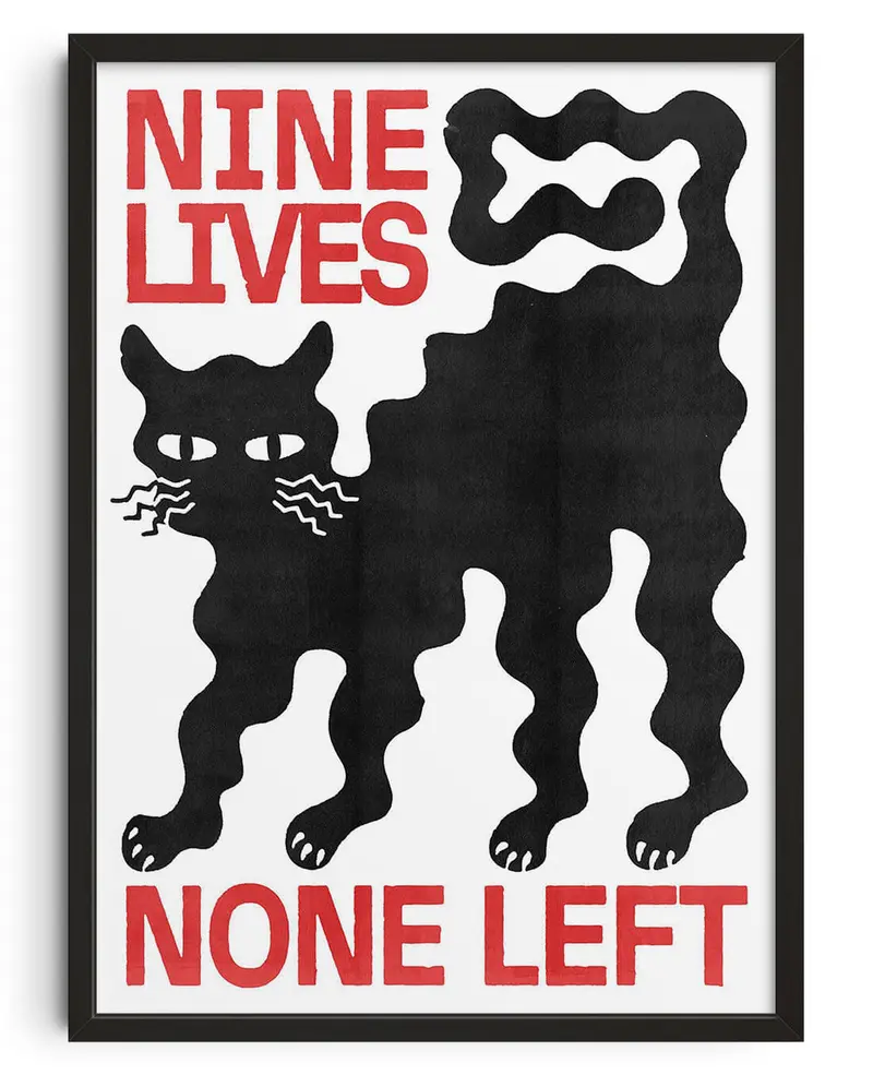 Nine Lives - Unframed 1