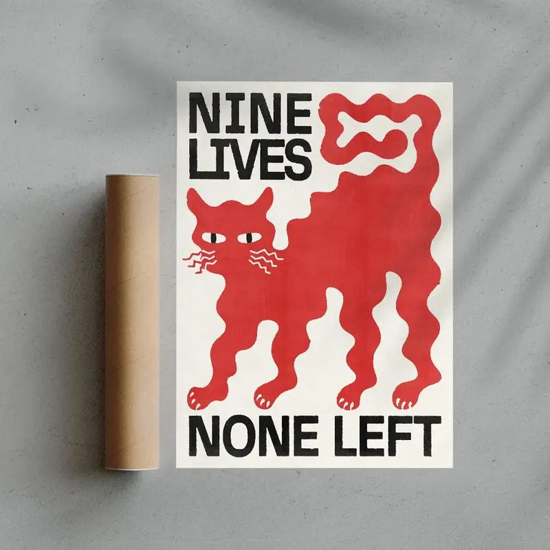Nine Lives - Unframed 2