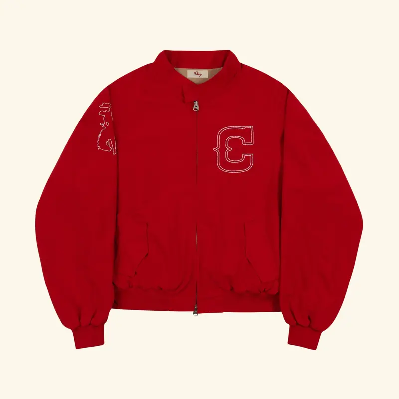 Nylon Championship Jacket (Red) 1