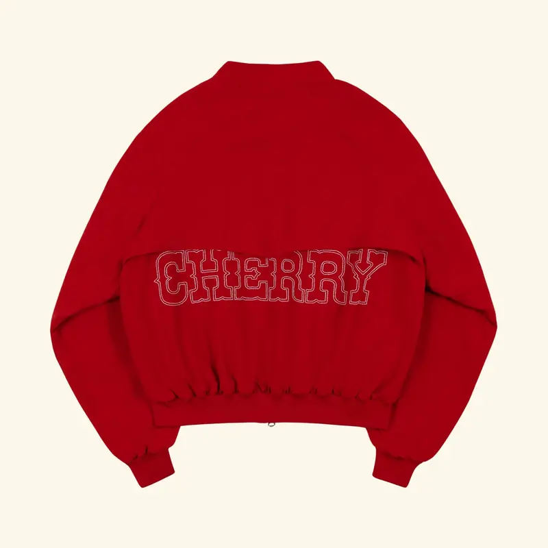 Nylon Championship Jacket (Red) 2