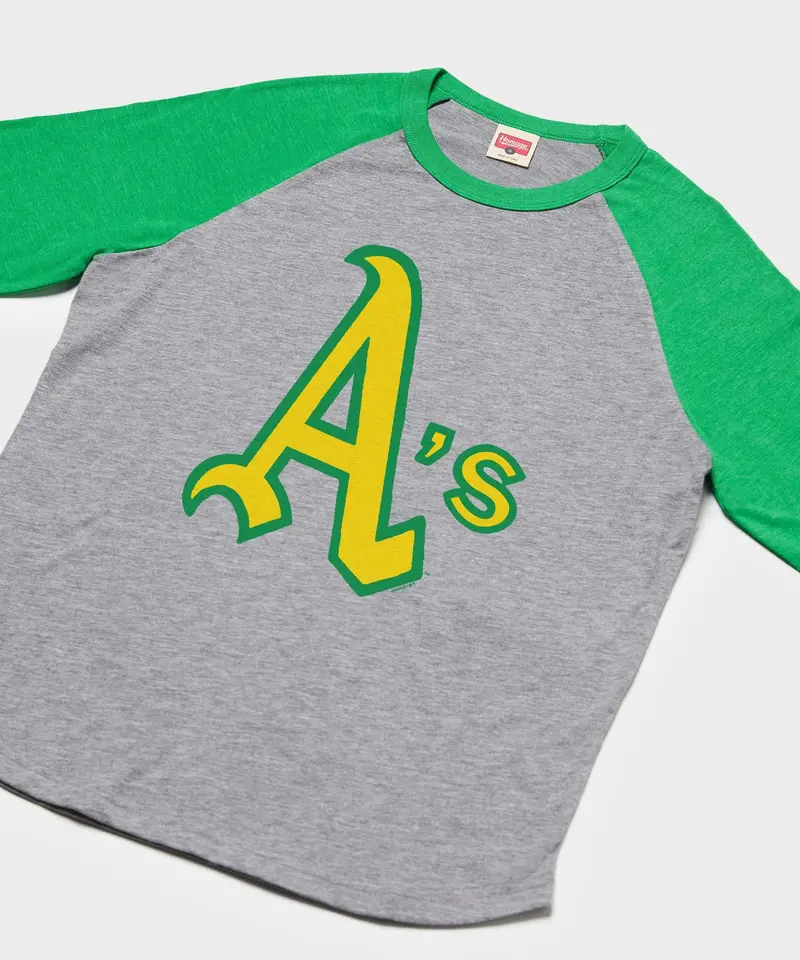 Oakland Athletics Jersey Logo '70 Raglan 2