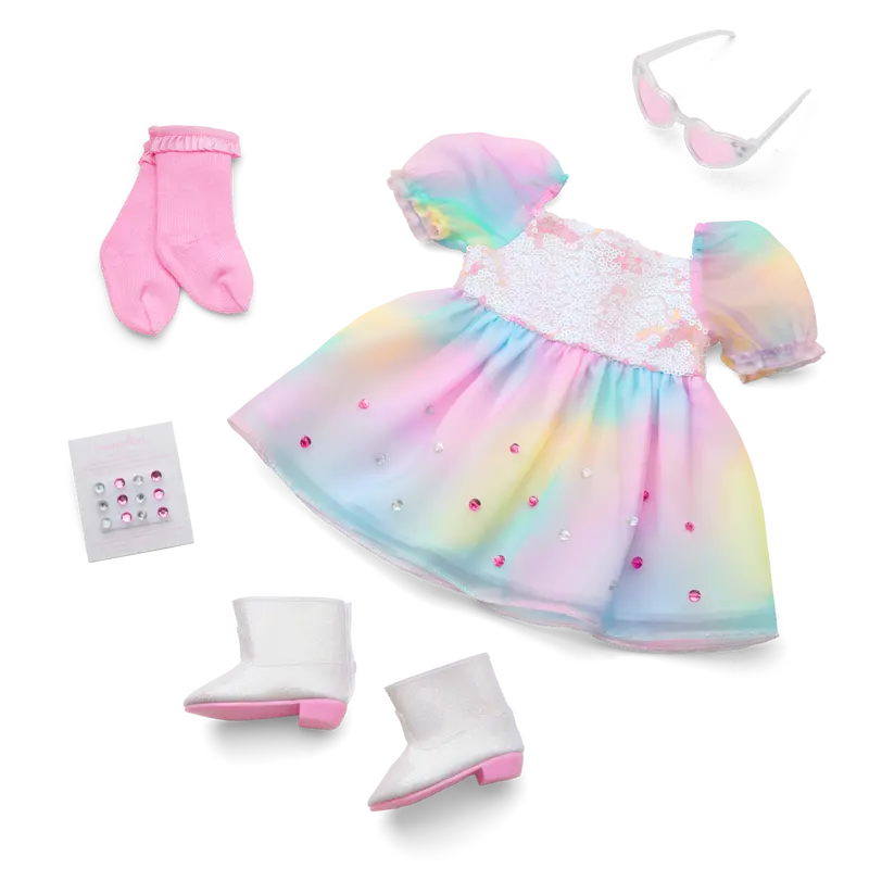 October Opal Obsession Outfit For 18-Inch Dolls 1