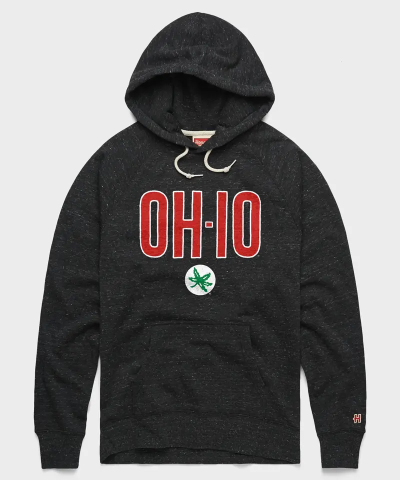 Oh-Io Buckeye Leaf Hoodie 1