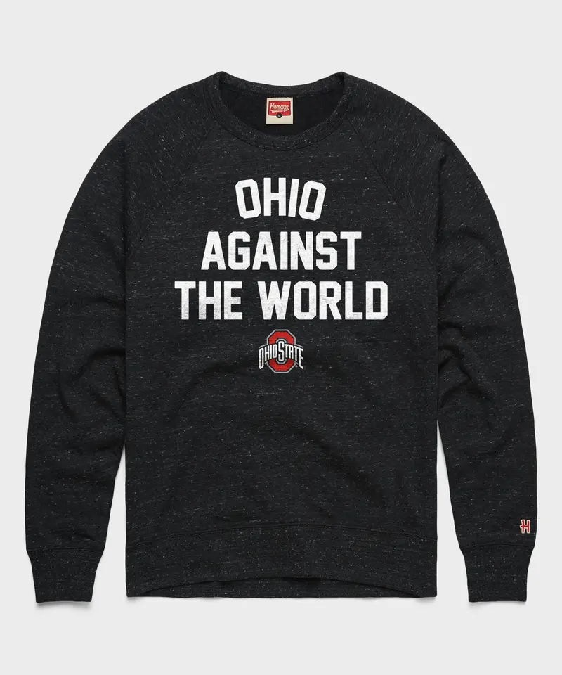 Ohio Against The World X Ohio State Buckeyes Crewneck 1