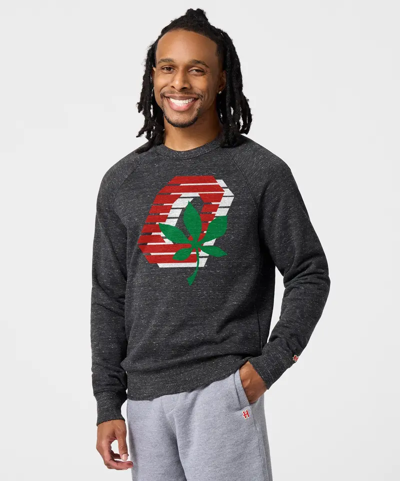 Ohio State Buckeye Leaf Crewneck 3
