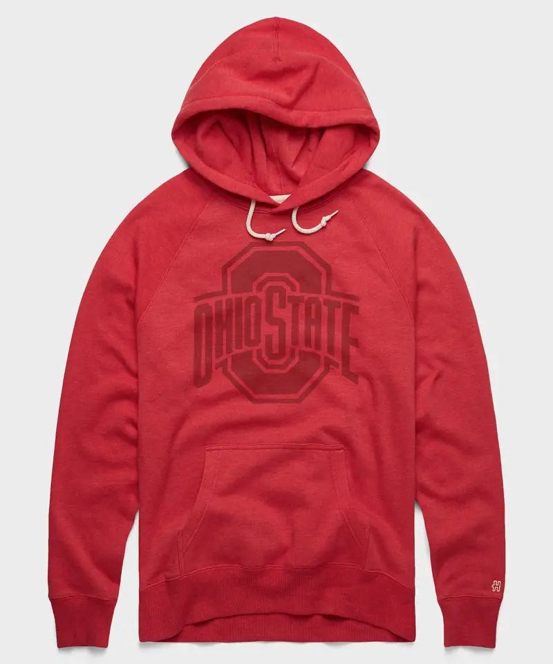 Ohio State Buckeyes All Scarlet Hoodie 1