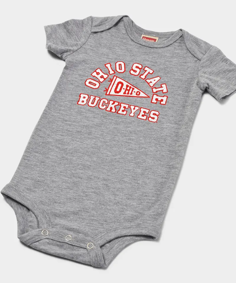 Ohio State Buckeyes Pennant Baby One Piece 2