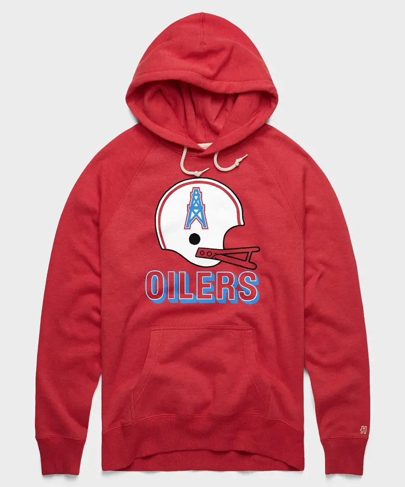 Oilers Football Big Helmet Hoodie 1