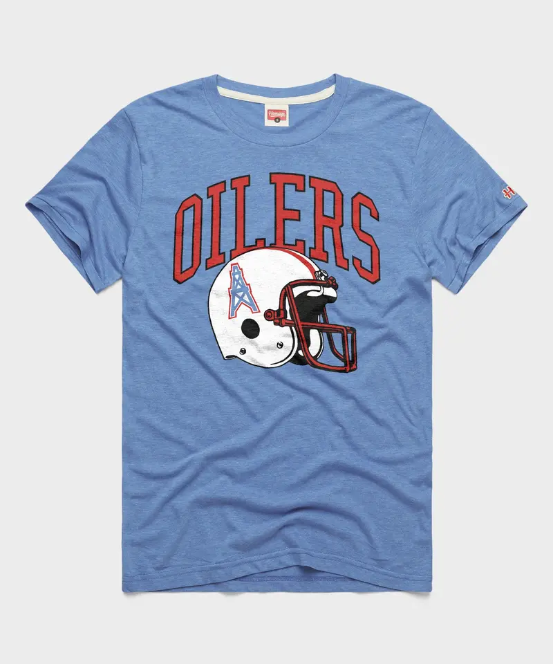 Oilers Football Helmet Retro 1