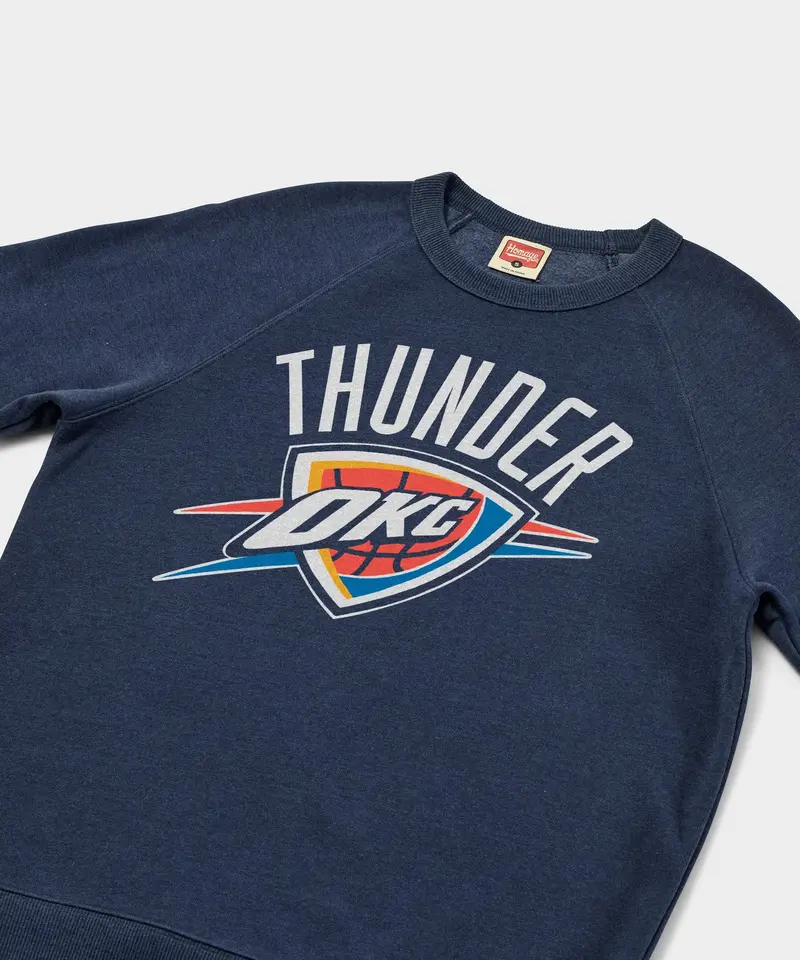 Oklahoma City Thunder Arch Crewneck 2