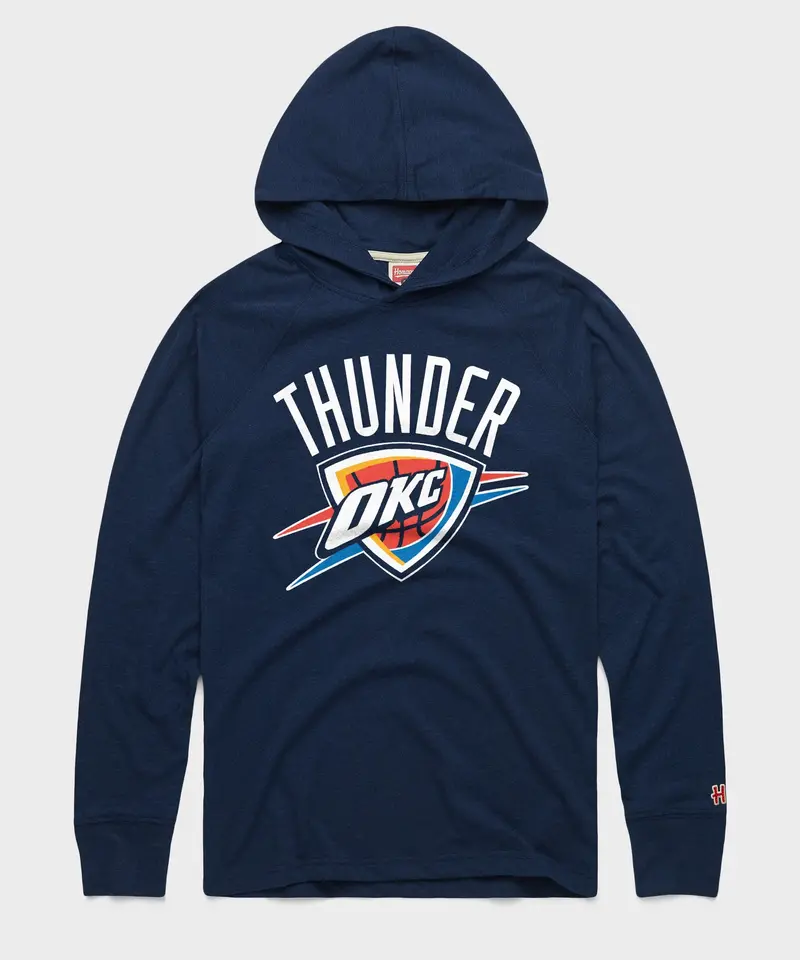 Oklahoma City Thunder Arch Lightweight Hoodie 1