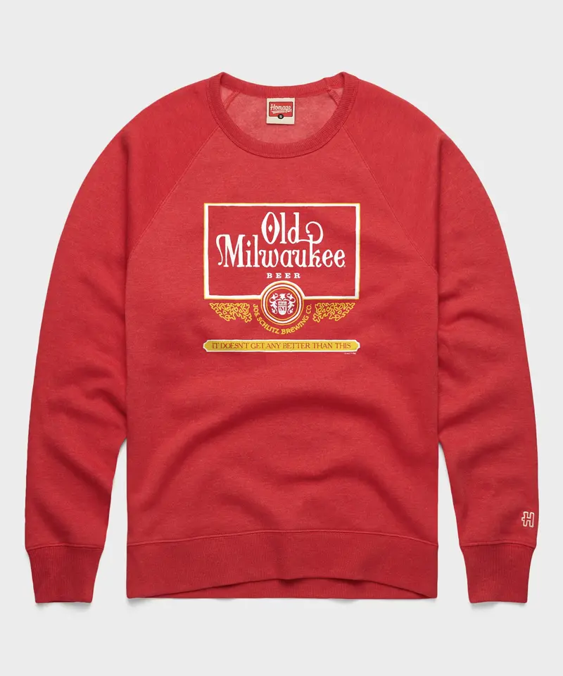 Old Milwaukee Beer Crewneck 1