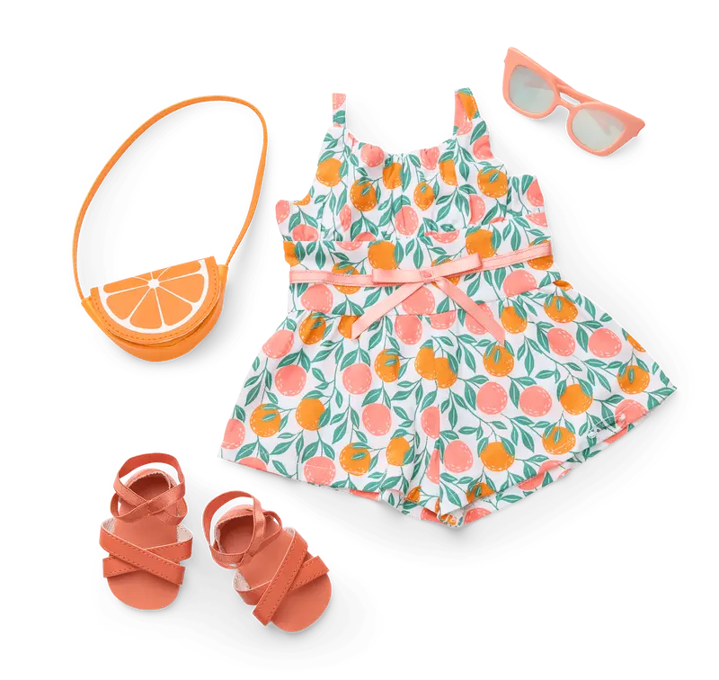 Orange You Glad It's Summer Outfit For 18-Inch Dolls 1