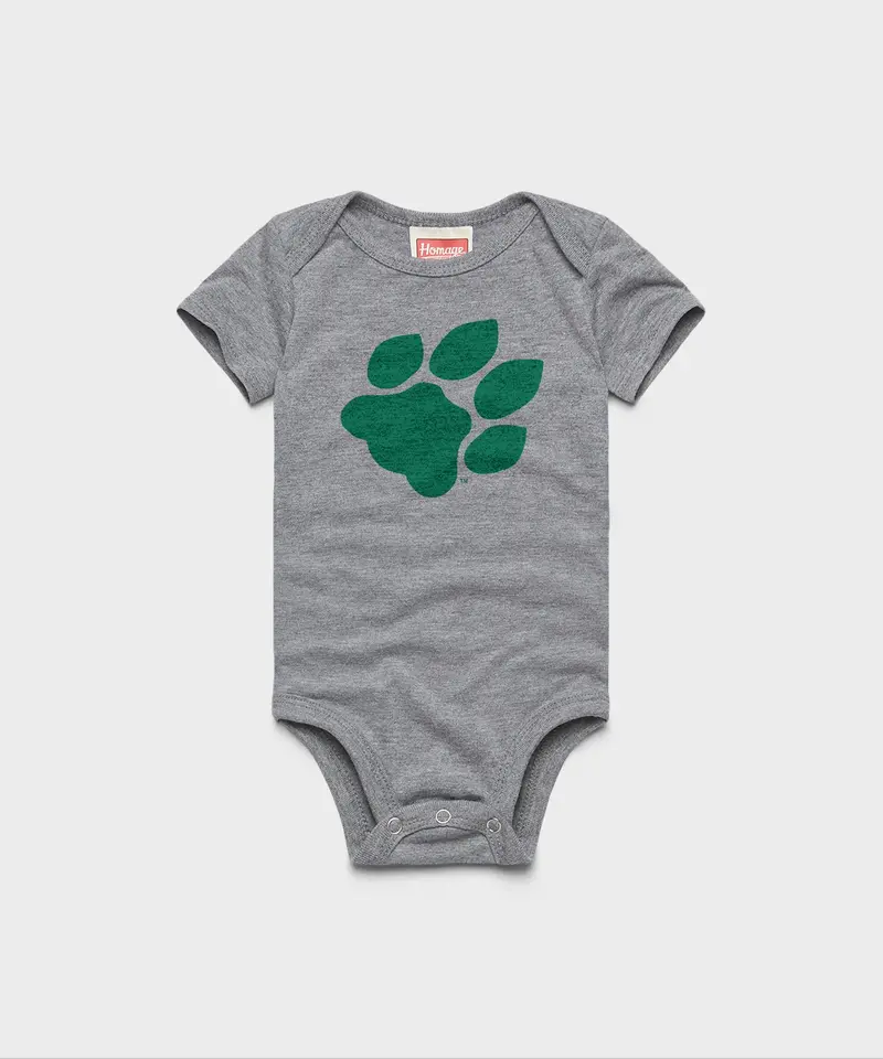 Ou Pawprint Baby One Piece 1